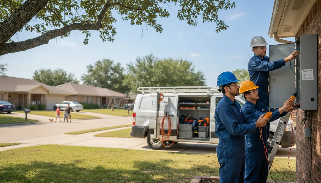 Certified electrician providing emergency electrical services in Noble, MO